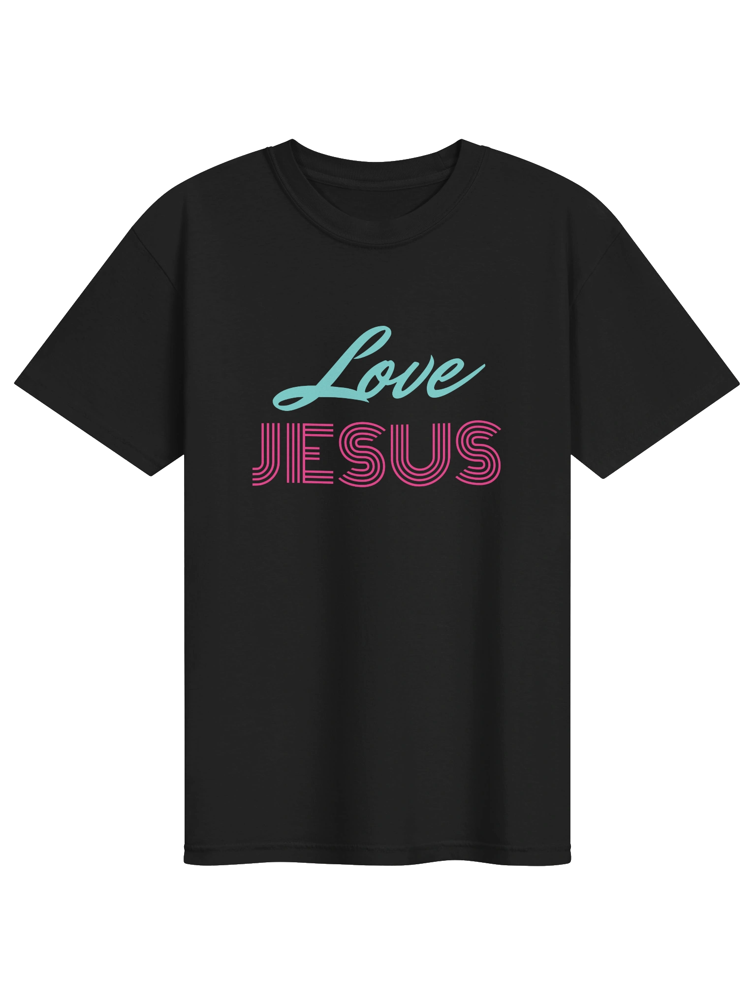 Love Jesus Retro T-Shirt
