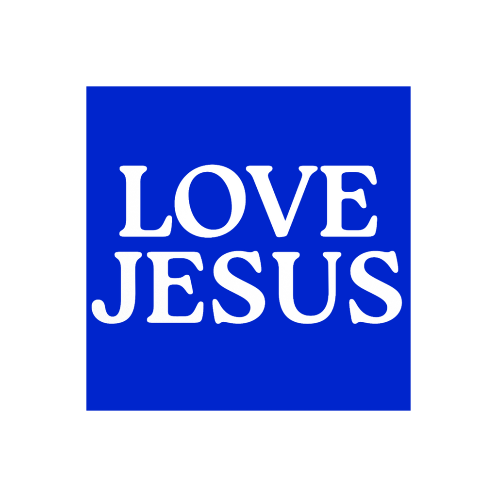 Love Jesus Sticker